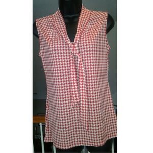 Banana Republic Red Gingham Blouse